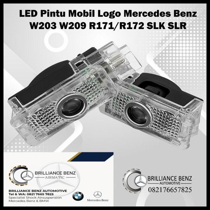 GRATIS ONGKIR LAMPU PINTU MOBIL LED W203 SLK R171/R172 LOGO MERCEDES BENZ LED CAR 