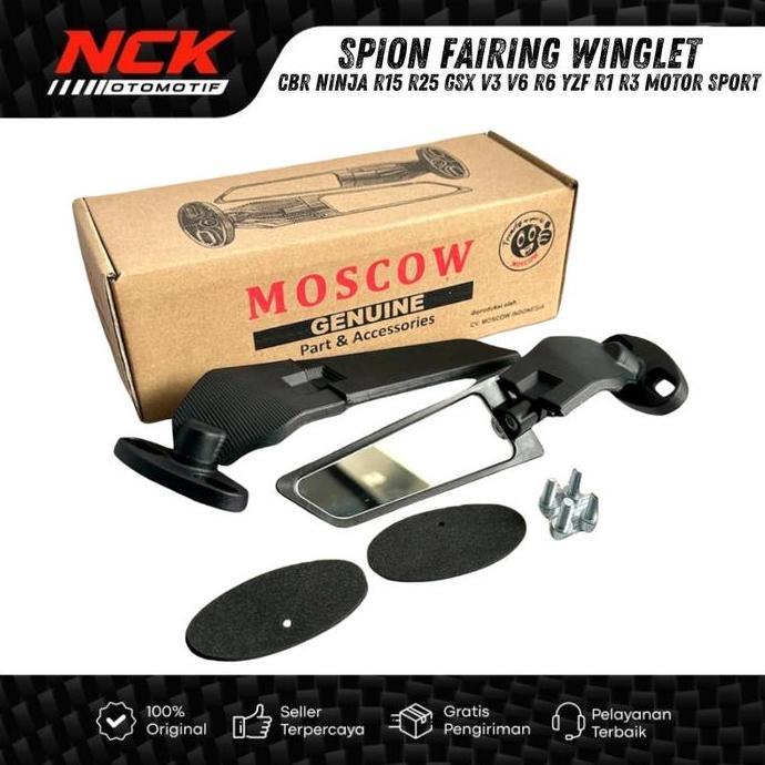 DV127 >> SPION FAIRING WINGLET DAUN PUTER MOTOR SPORT CBR NINJA R15 R25 GSX V3 V6 R6 YZF R1 R3