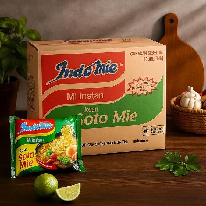 Genastala - Indomie 1 Dus Isi 40 Pcs Mi instan terenak favorit semua orang Varian rasa lengkap: Gore