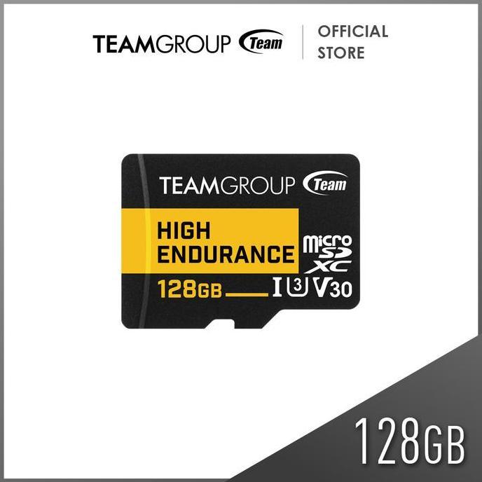 TEAMGROUP High Endurance MicroSDXC V30 U3 UHS-1 128GB No Adapter
