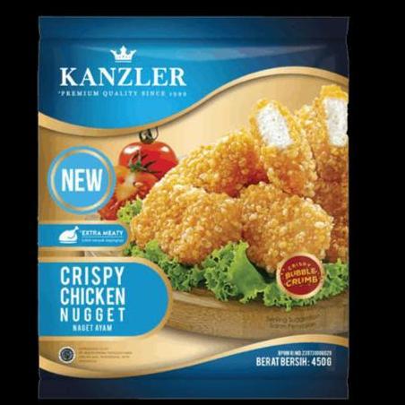 Bigwood- Kanzler Crispy Chicken Nugget 450Gr / Nugget Kanzler Crispy Bubble