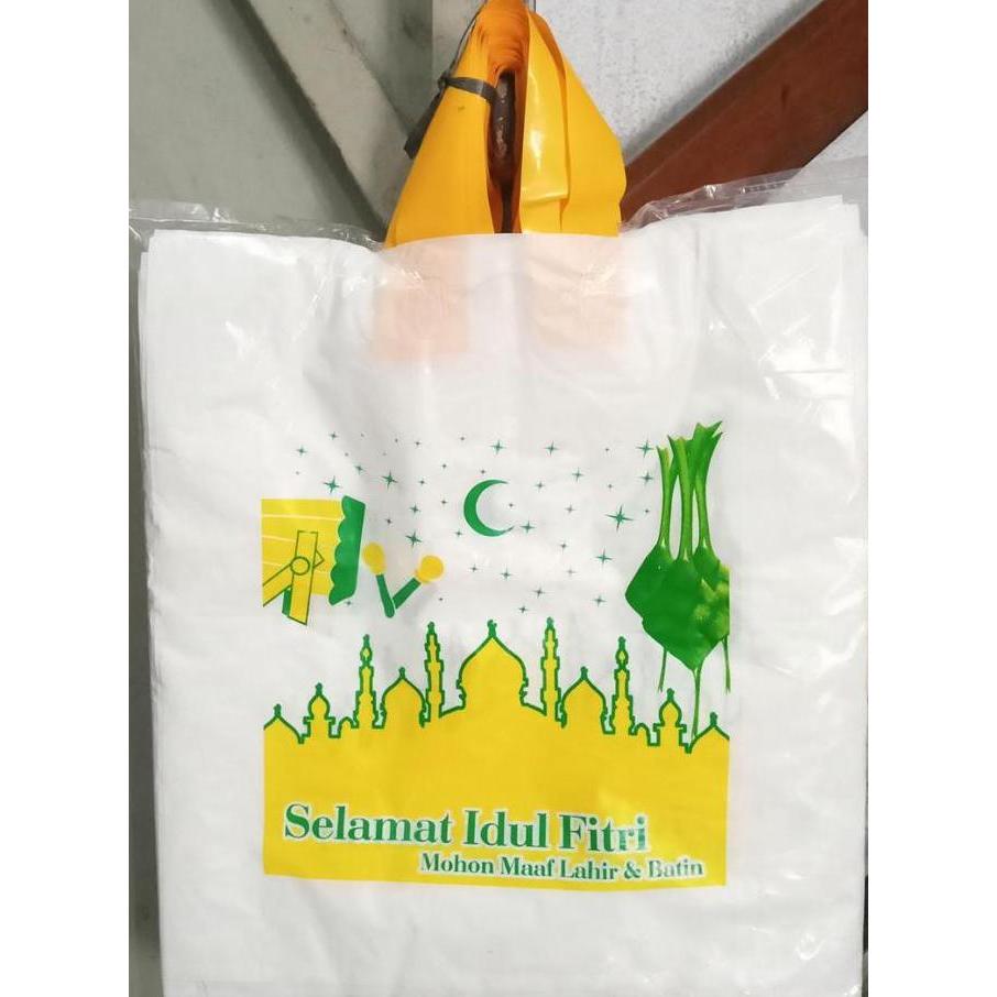 Gaslangsung- Kantong Plastik Soft Handle Motif Idul Fitri Uk 45/35X40