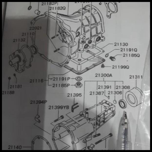 BEST DEAL SEAL BUNTUT TRANSMISI ASLI ORIGINAL MITSUBISHI KUDA MANUAL 