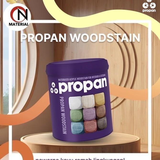 Lansungkirim- Cat Propan Woodstain Pws 633 Water Based Gloss / Satin Pewarna Kayu