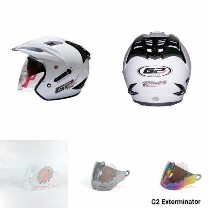 Byxc- Kaca Helm G2 Exterminator Visor Helm G2 Exterminator