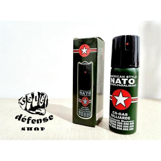 Pepper Spray Nato Germany 60ml Semprotan Merica Gas Air Mata