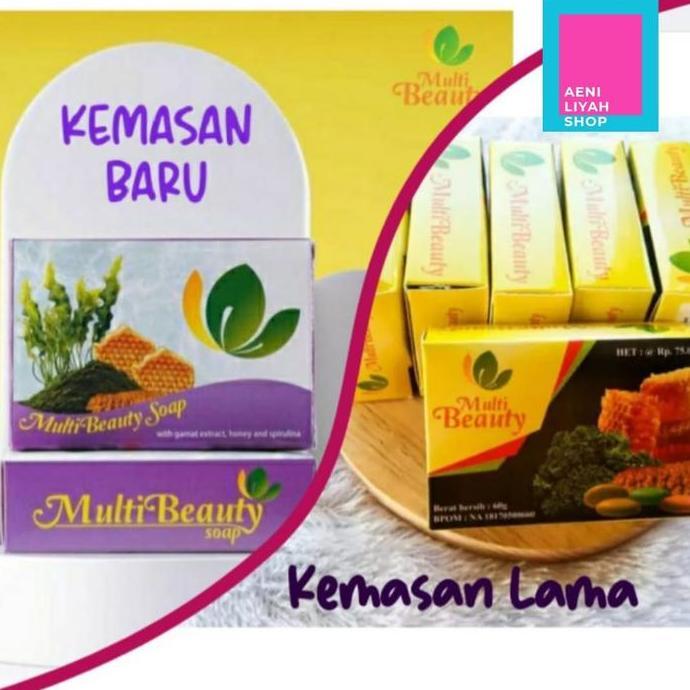 Bersih- Sabun Mbs ( Bisa Cod ) Sabun Multibeauty + Gratis Jaring - Sabun Mbs Multi Beauty