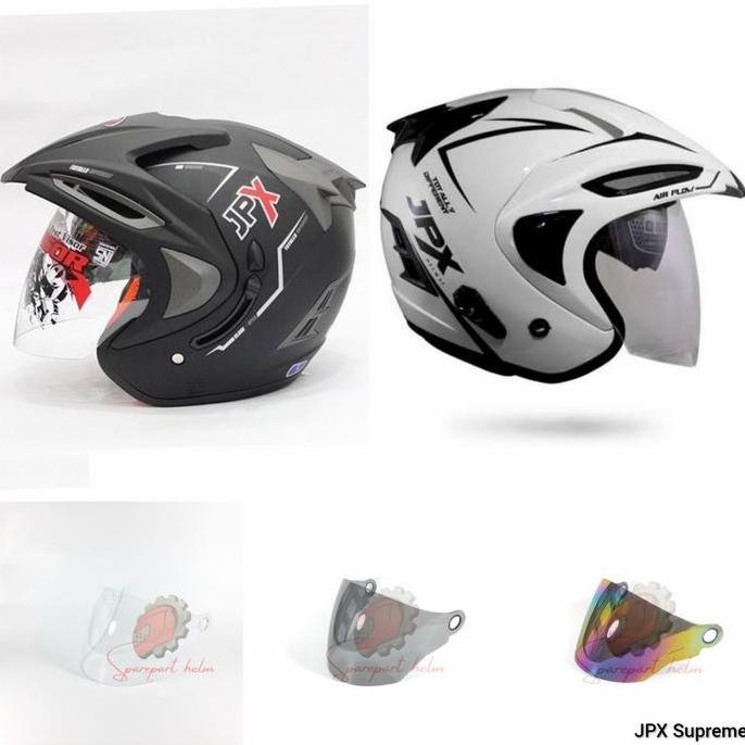 Byxc- Kaca Helm Jpx Supreme Visor Helm Jpx Supreme