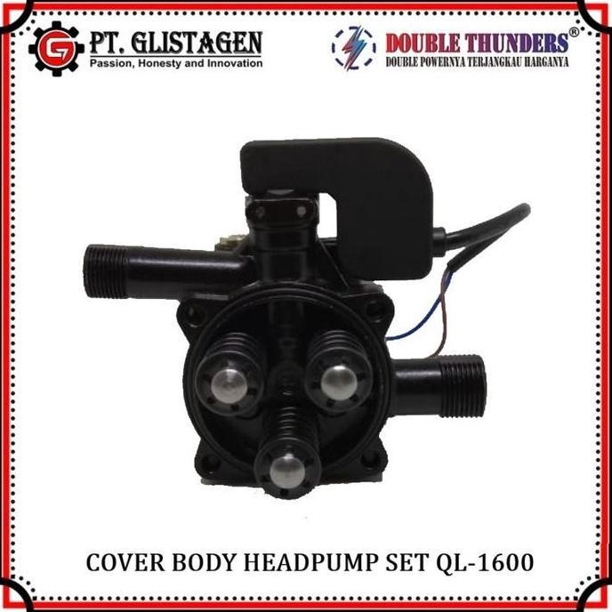 Gaswoii- Body Casing Head Pump Set Switch Otomatis Piston Jet Cleaner Ql 1600