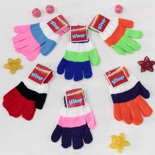 Sarung tangan wanita dewasa motif belang / sarung tangan motor