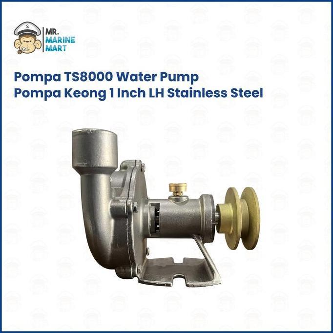 TERMURAH - POMPA PC8000 WATER PUMP PC8000 1 INCH LH POMPA KEONG STAINLESS STEEL