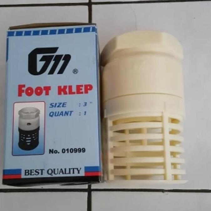 Foot Klep / Tusen Klep/ Foot Valve pvc 3"
