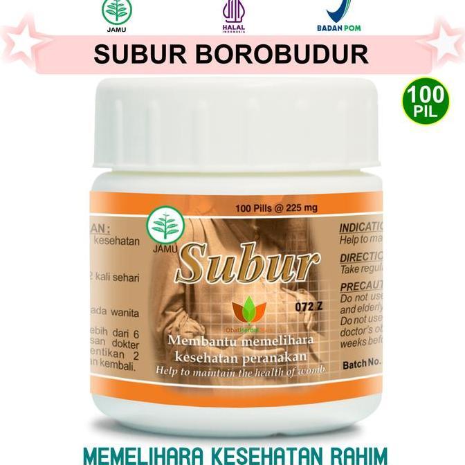 Feminin- Subur Borobudur 100 Pil Jamu Kesuburan Wanita Bukan Kaplet Wulandari Sariayu