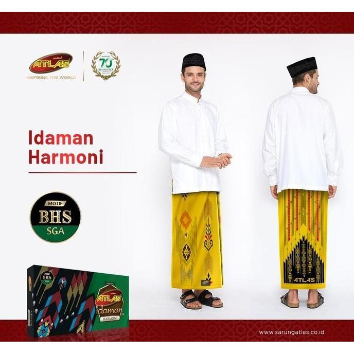 DV175 - Sarung Dewasa Atlas idaman kembang & harmoni motif BHS SGE/SJE TERBARU