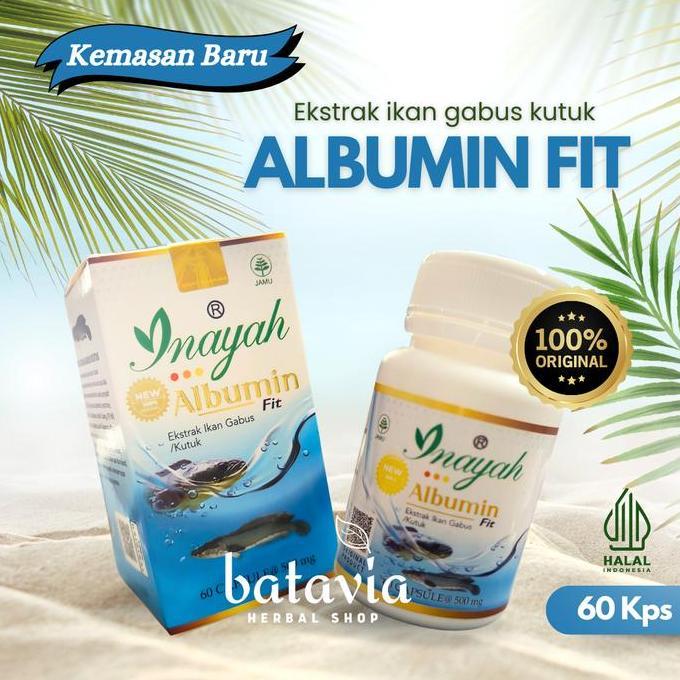 Healting- Albumin Fit Kapsul Ikan Gabus Kutuk Kapsul Albumin Ikan Gabus Original