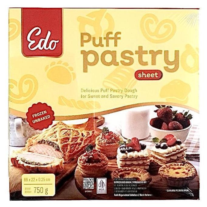 Edo Puff Pastry Sheet 750g