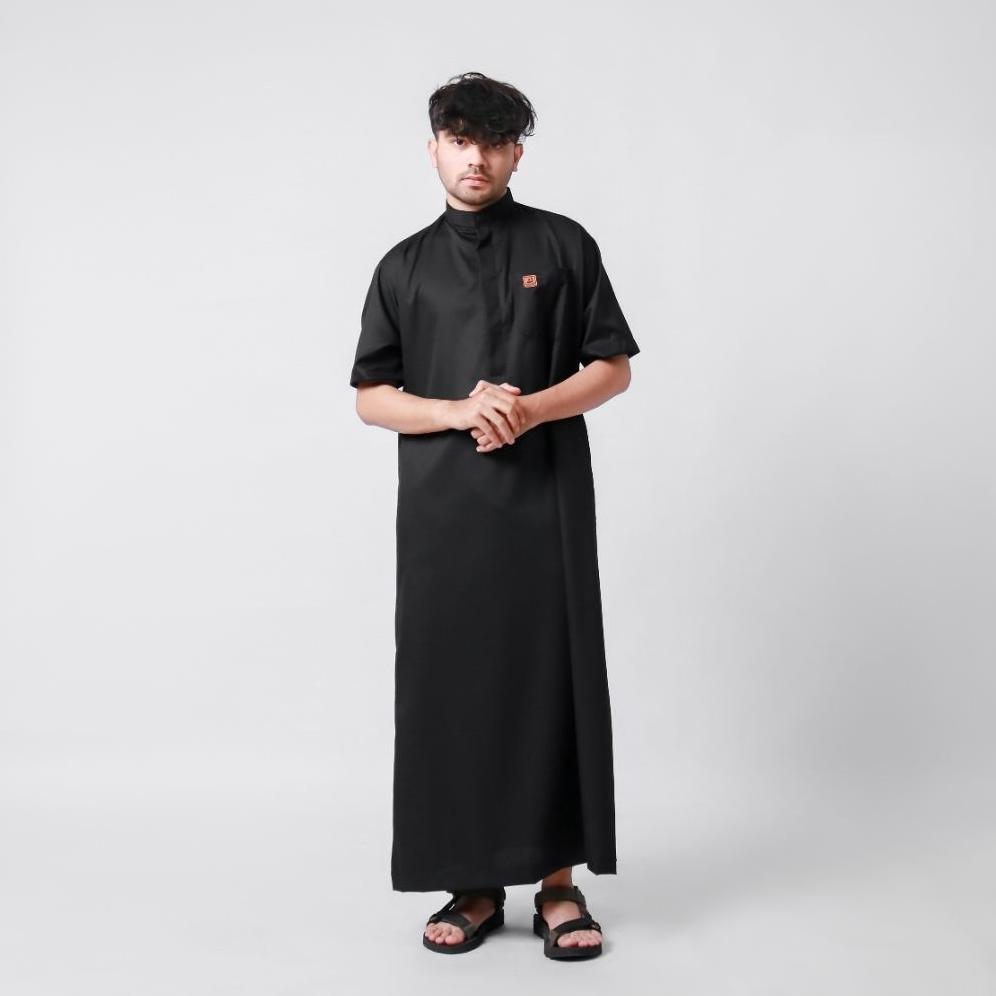 PREMIUM GAMIS PRIA JUBAH POLOS LENGAN PENDEK BAHAN PREMIUM