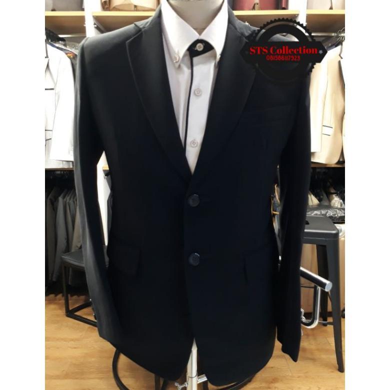 ORIGINAL Jas Hitam Formal Polos / List  , Jas hitam modern / Jas hitam formal / Jas pria murah / Jas