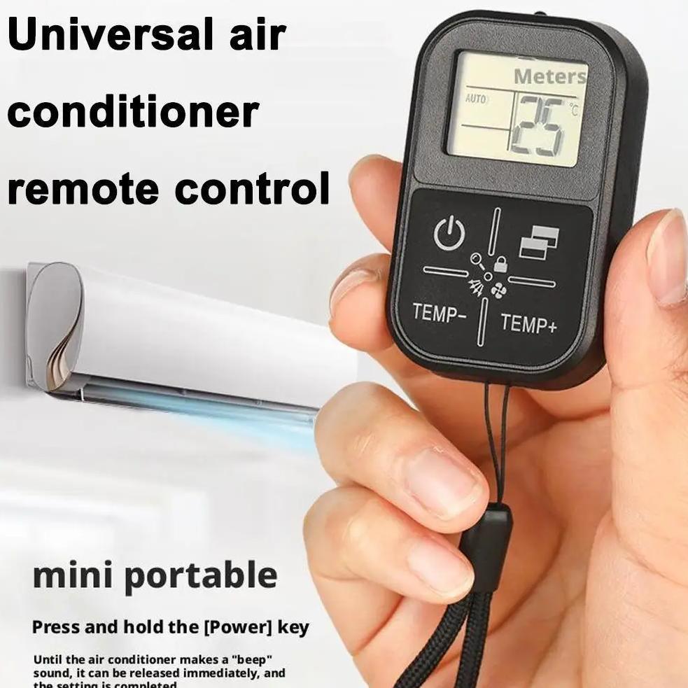 Universal Air Conditioning Remote Control 2025 New Applicable To Any Brand & Equipped With Thermomet