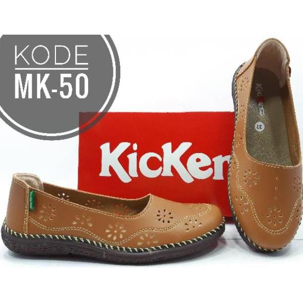 original sepatu kickers wanita slip on kode mk-50