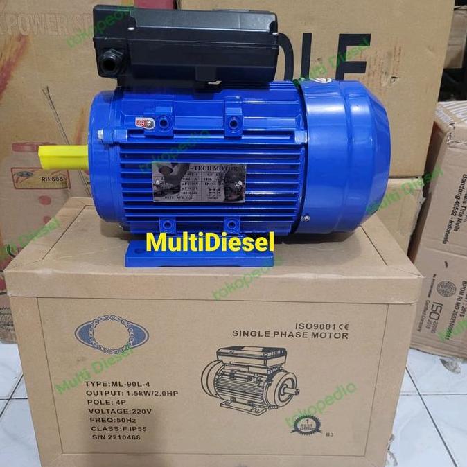 Terlaris Dinamo Elektro Motor 2Hp 1Phase 1400Rpm - Dinamo 2Hp