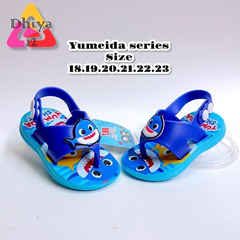 DISKON SANDAL ANAK LAKI JEPIT KARAKTER IKAN GEMOY