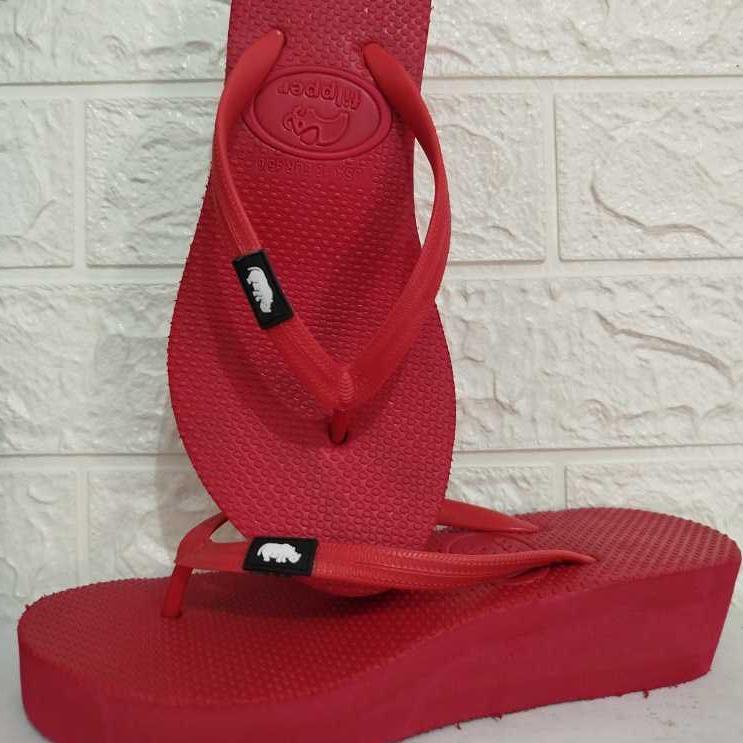 DISKON SANDAL JEPIT WEDGES WANITA FILPPER HAK 3CM FULL COLOR