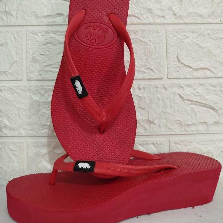 DISKON SANDAL JEPIT WEDGES WANITA FILPPER HAK 3CM FULL COLOR