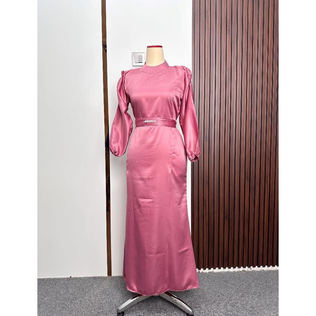 RANJANI DRESS MAXMARA SILK DRESS KONDANGAN GAUN PESTA BUSANA BRIDESMAID GRADUATION MAXI DRESS BAJU M
