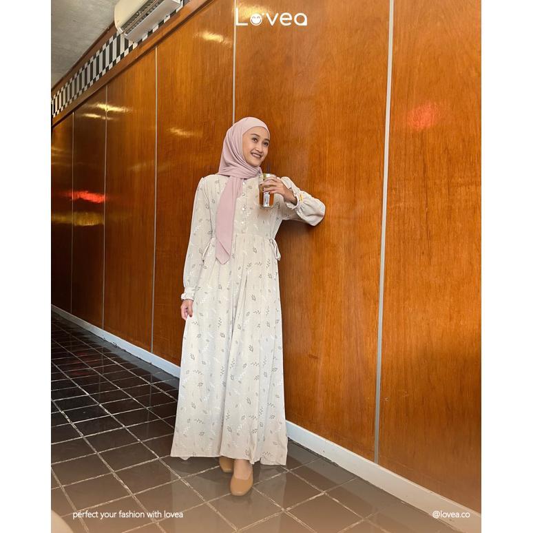 Aruna Dress by Lovea - Korean Dress Lebaran - Dress Motif - Dress Vintage - Dress Muslim - Flowy - R