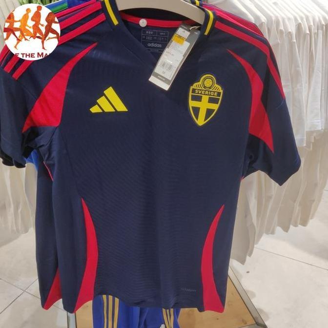 BEBAS ONGKIR - Jersey bola adidas timnas Sweden Swedia Zlatan Ibrahimovic original brand new