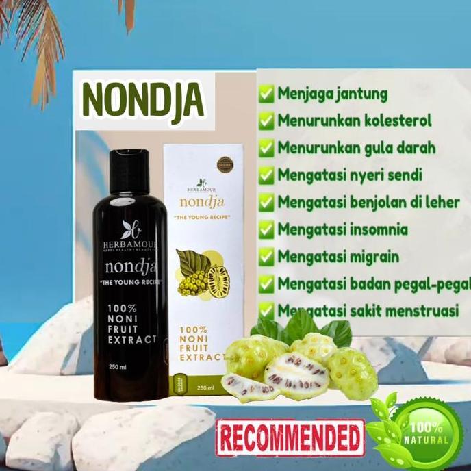 nondja sari buah mengkudu original | jus mengkudu herbalov