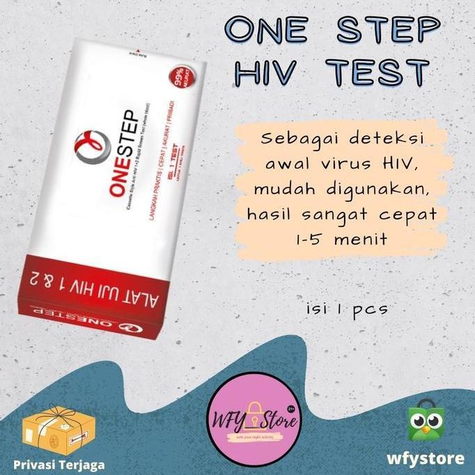 Alat Test Deteksi HIV ONE STEP HIV TEST (alat tes)