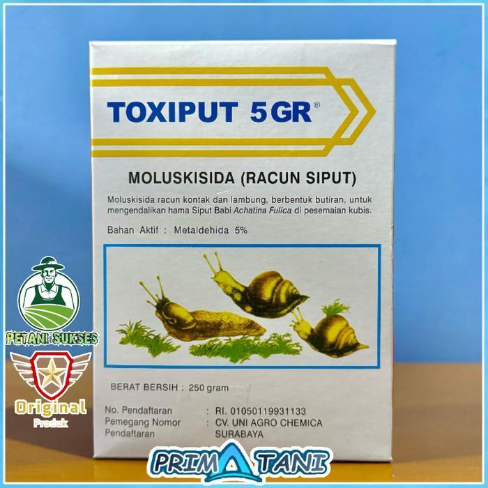 toxiput 5gr moluskisida 250gr
