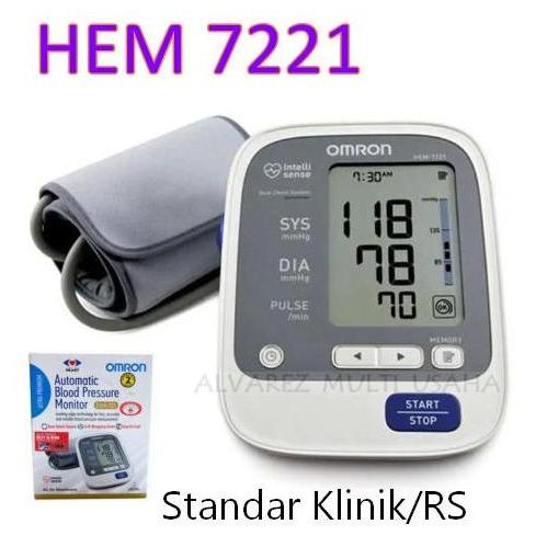 Tensimeter Omron / Alat Pengukur Tekanan Darah / Tensi Omron HEM 7221