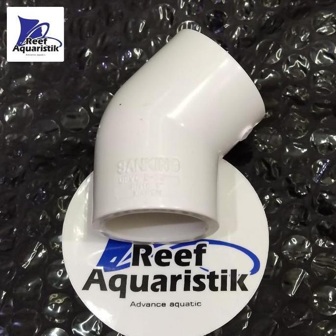 45 degree elbow UPVC keni UPVC 45 derajat 25mm