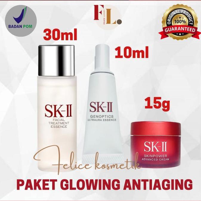 SK-II SKII SK2 SK II PITERA FTE ESSENCE GENOPTICS ULTRA AURA SKINPOWER