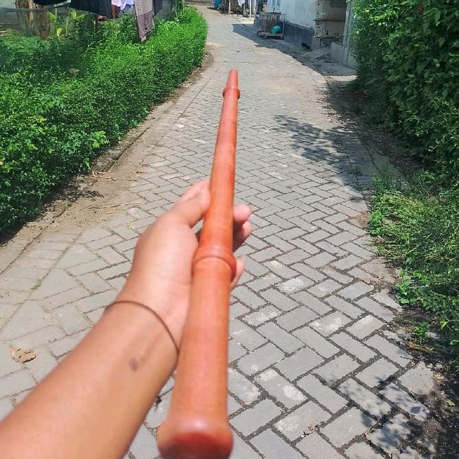 tongkat komando kayu galih tesek Sulaiman panjang 60cm