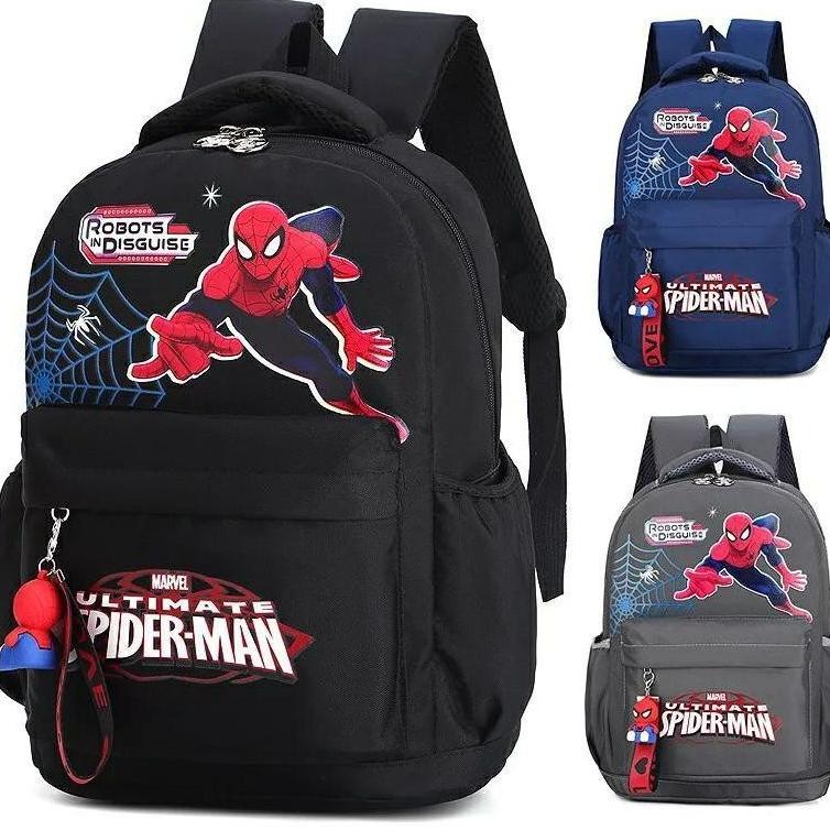 DISKON MERRYMONEY SPIDERMAN - TAS ANAK SEKOLAH LAKI-LAKI KARAKTER SPIDERMAN SD TK TAS RANSEL ANAK SE