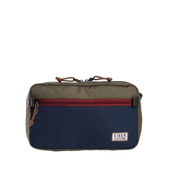 TERMURAH - Tas Eiger 6313 Toiletry Portage Kit M Hand Bag Travel Pouch - Navy