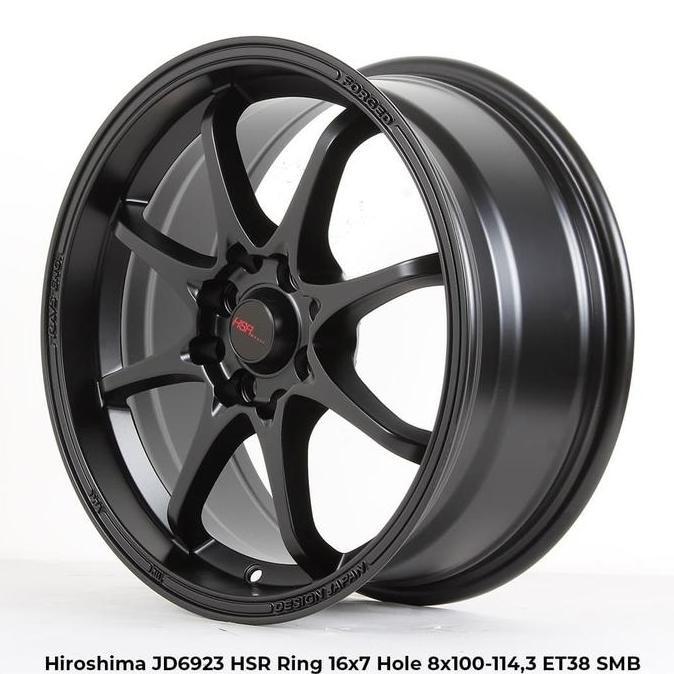 Velg Mobil Mazda Ring 16 HSR HIROSHIMA R16x7 Et38 SMB