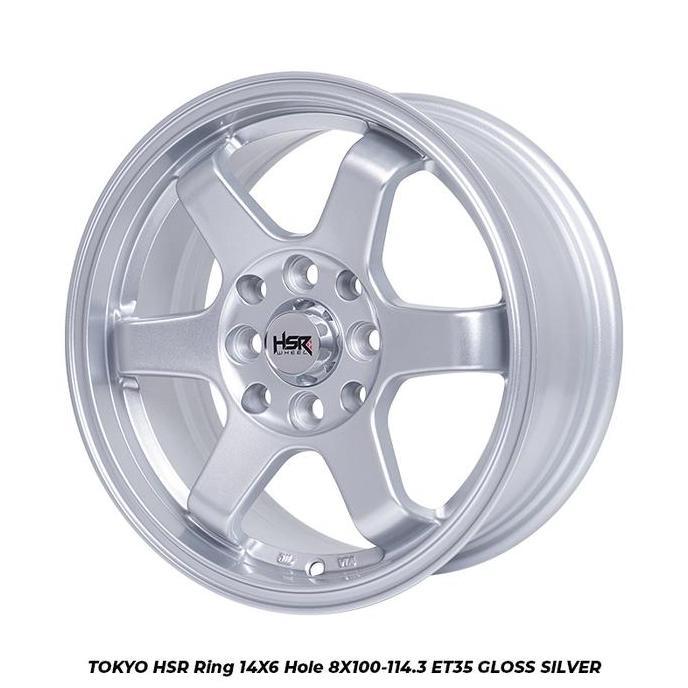 Velg Mobil Ring 14 HSR TOKYO PLUS BAN ACCELERA PLUS CENTER RING