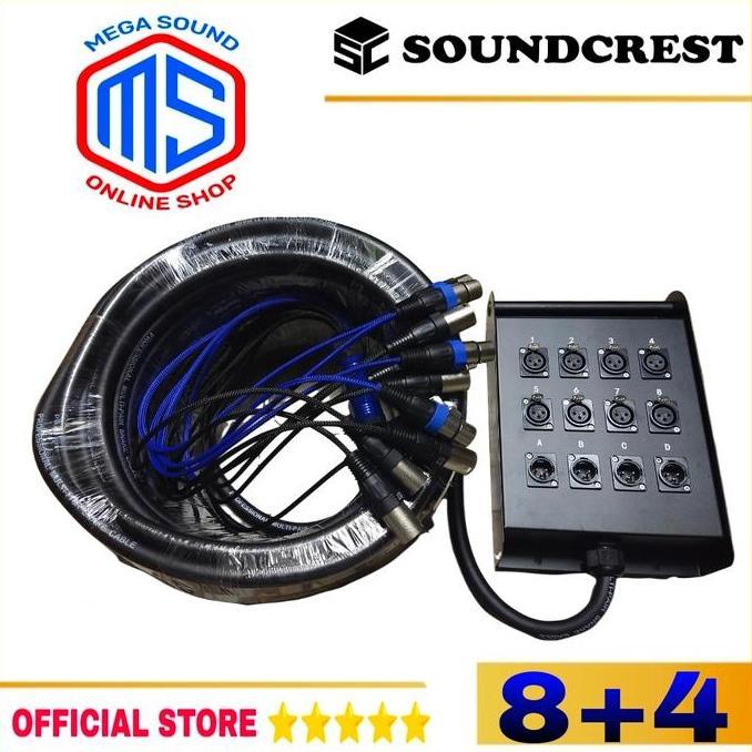 Kabel Snake 8ch input 4output Soundcrest