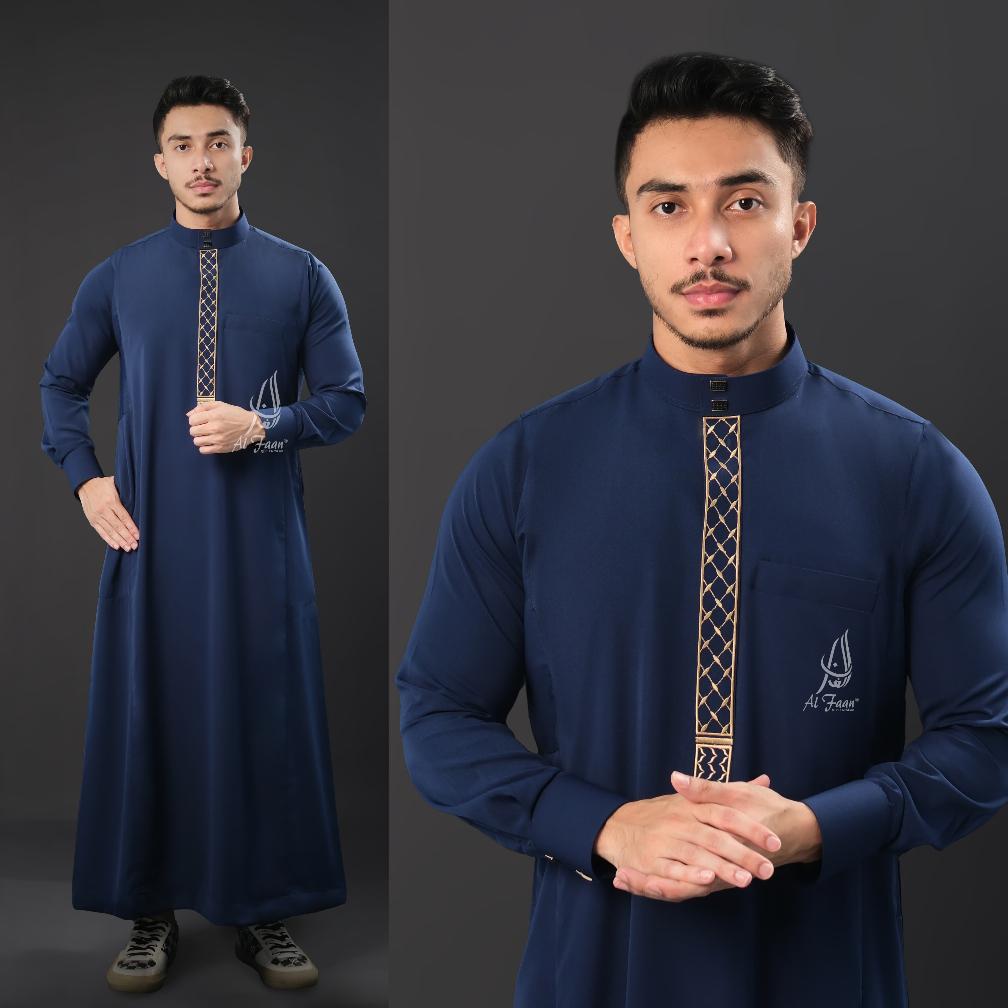 BEST SALE JUBAH AZMAN SLIMFIT BORDIR GAMIS SLIMFIT PRIA BORDIR JUBAH PRIA MUSLIM GAMIS PRIA PANJANG 