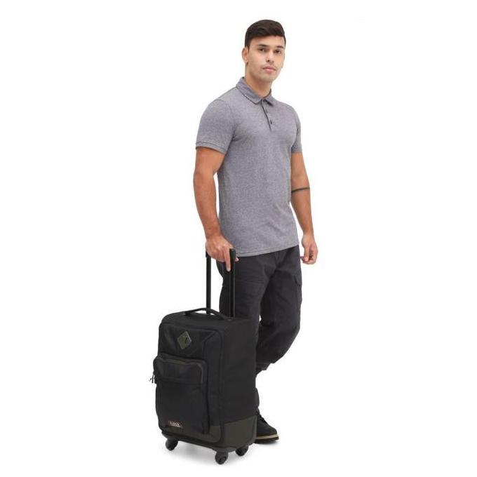 TERLARIS - Tas Koper Ransel Eiger 910004714 001 Borderpas Rollpack Laptop Baru