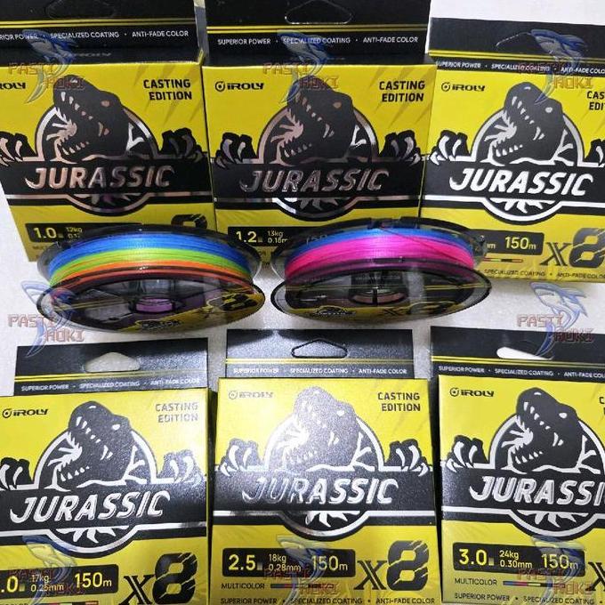 Tali Pancing Pe Iroly Jurassic 150M Multi / Pe Kuat dan Halus (TERBAIK) (TERBARU) (TERMURAH)