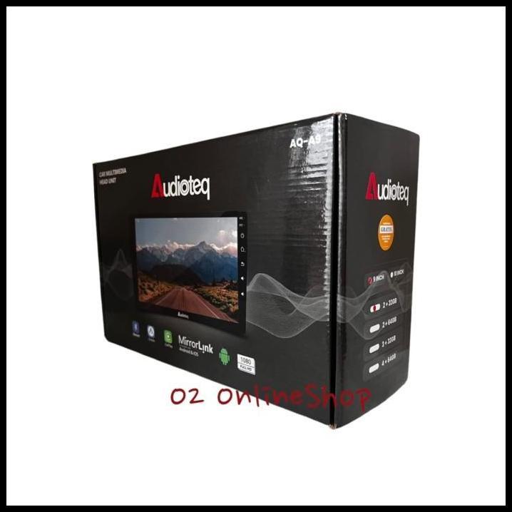 TERBARU HEAD UNIT ANDROID 10" INCH AUDIOTEQ AQ-A9 RAM 2/32GB CARPLAY ANDROID AUTO / HEADUNIT TAPE MO