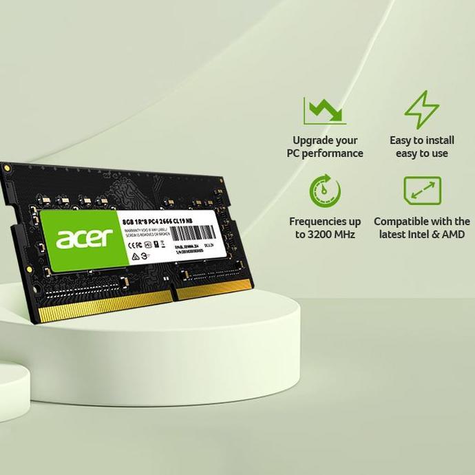 ACER SD100 DDR4 3200 SO-DIMM [Notebook RAM] (TERBAIK) (TERBARU) (TERMURAH)