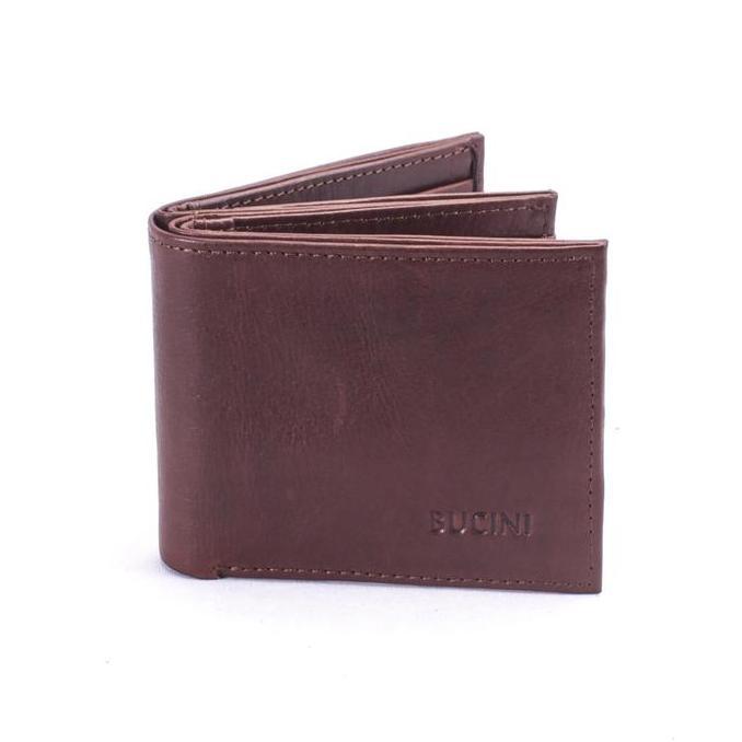 Leather Wallet BUCINI TRIPAM- Dompet Lipat Kulit Pria BUCINI TRIPAM