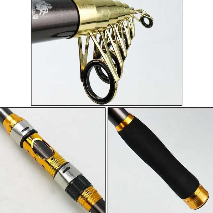 Digap Joran Pancing Portable Telescopic Carbon Fiber (TERBAIK) (TERBARU) (TERMURAH)